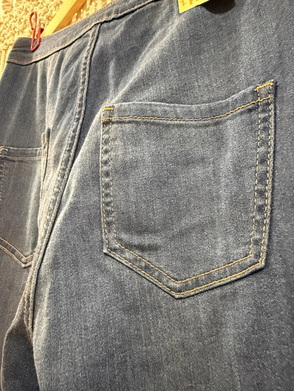 Aphrodite NWT Dark Blue Bell Bottom Jeans - Picture 6 of 10
